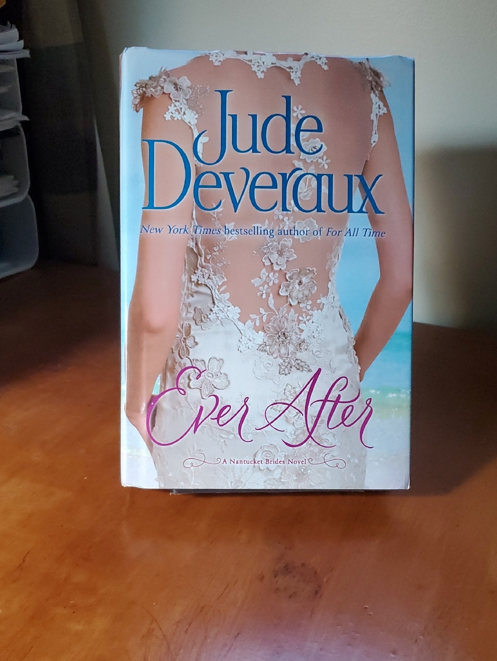Jude Deveraux "Ever After" Hardcover Novel - Blue & White Cover (9)